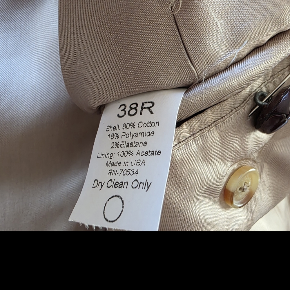VTG Orvis Corduroy Tan Sport Coat Blazer 38R USA Elbow Patches Heritage Academia - Picture 14 of 16